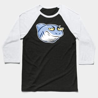 Annoyed Shark Baseball T-Shirt